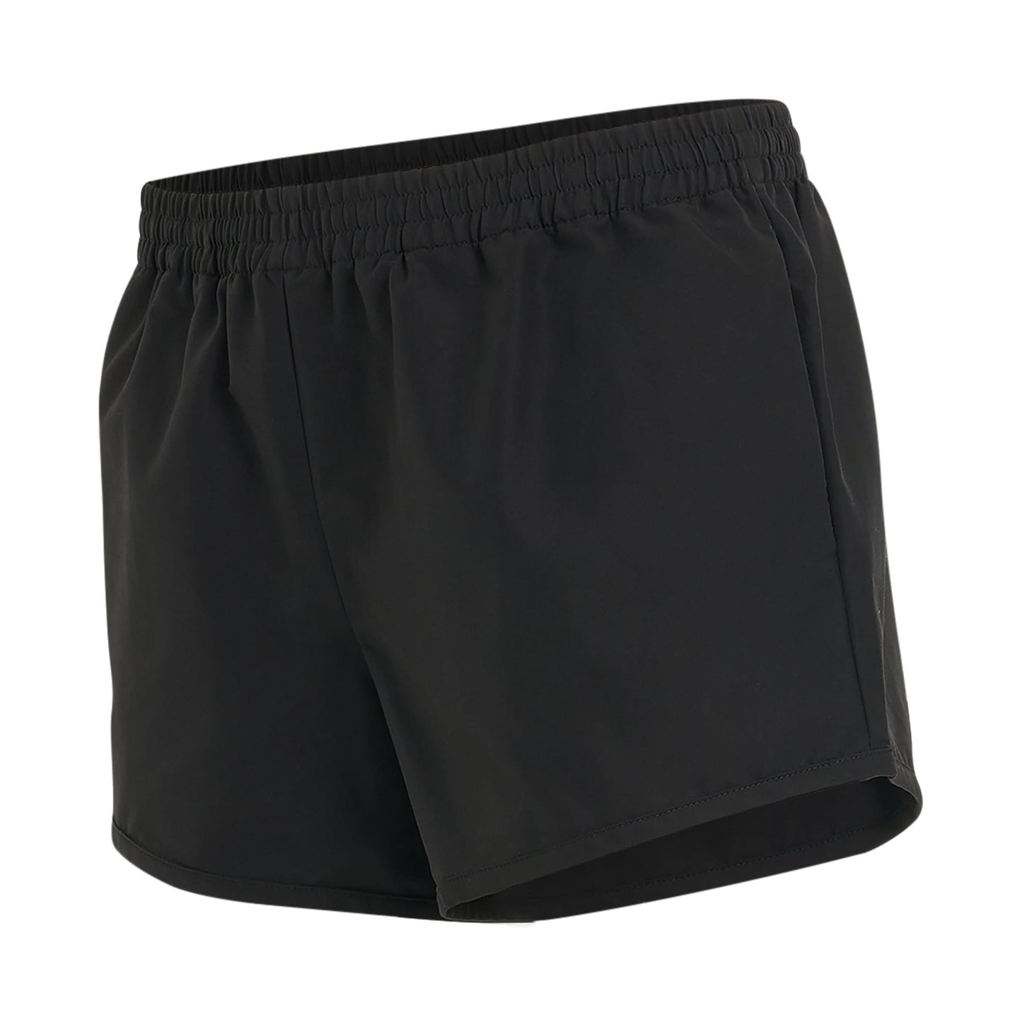 Technical Faille Running Shorts in Black