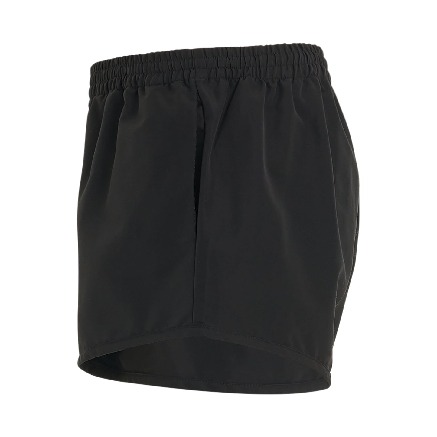 Technical Faille Running Shorts in Black