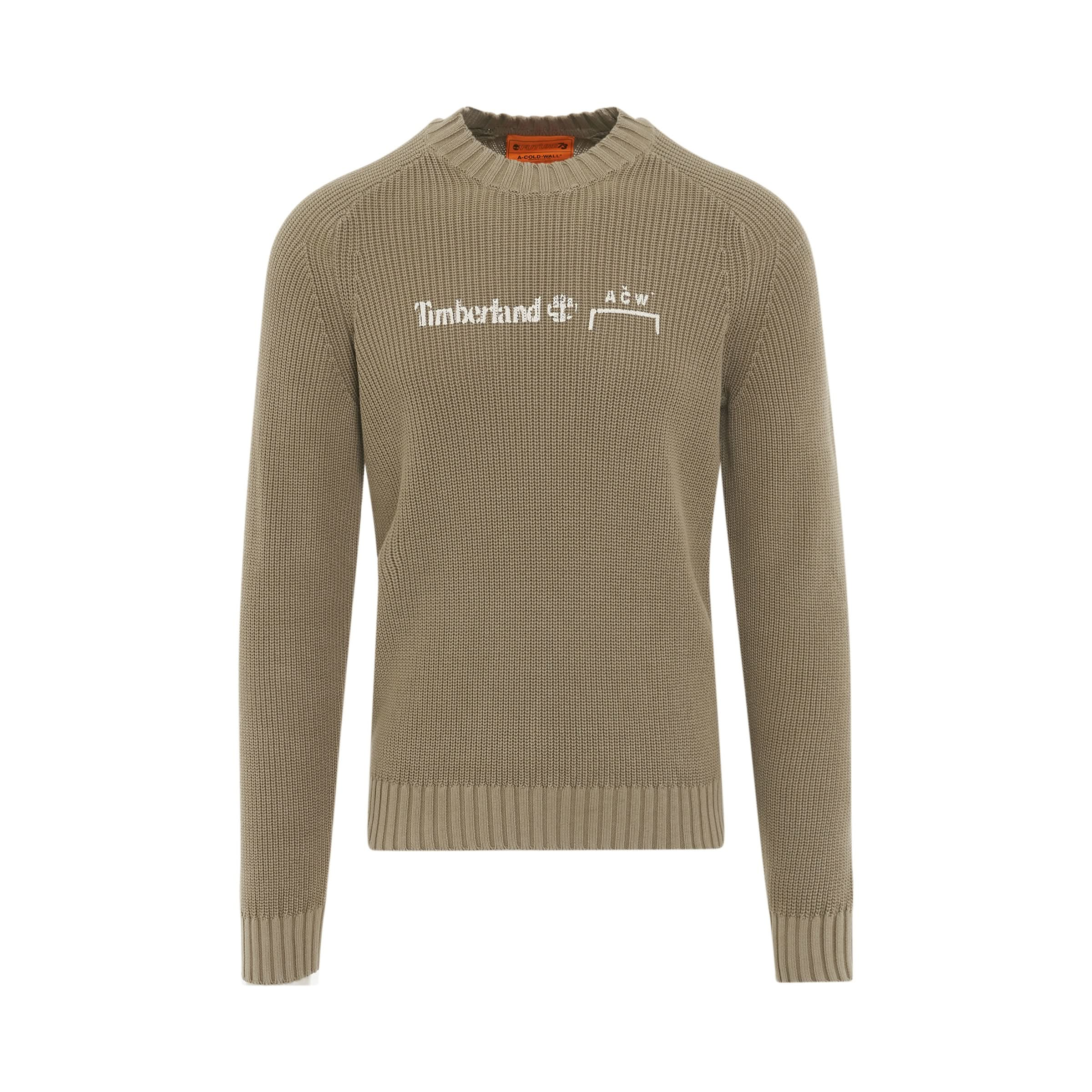 ACW x Timberland Fisherman Knit Sweater in Lemon