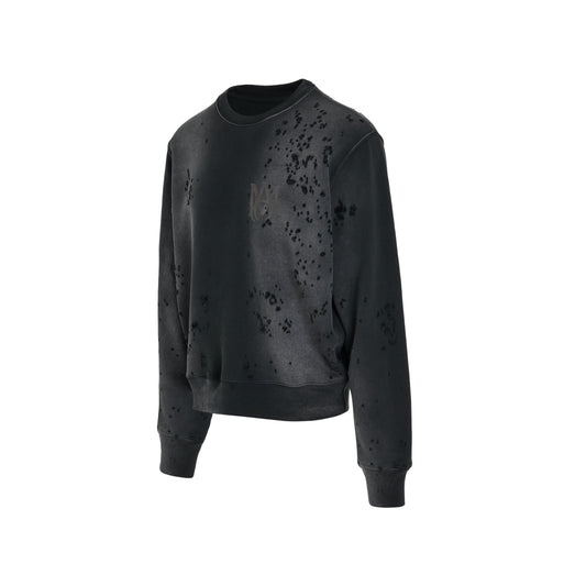 MA Logo Shotgun Sweatshirt in Faded Black