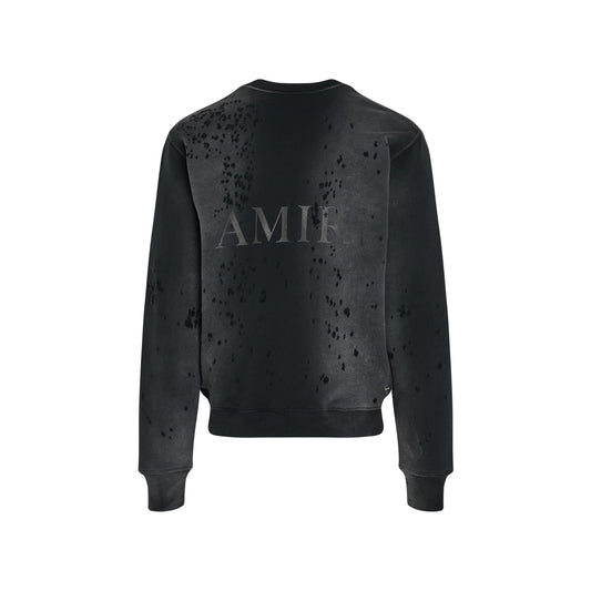 MA Logo Shotgun Sweatshirt in Faded Black