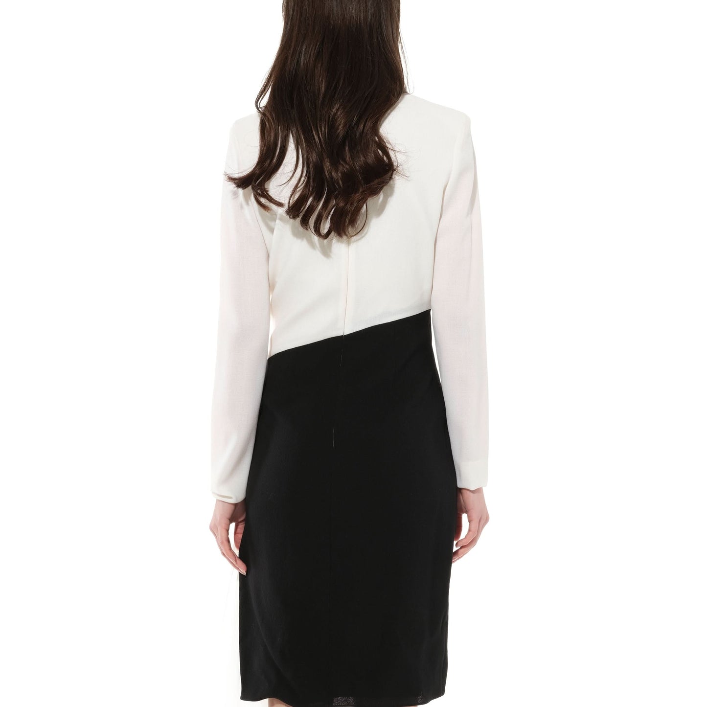 Asymetric Dress in Black/White