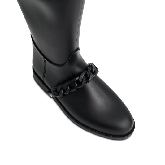 Chain Rainboot in Black