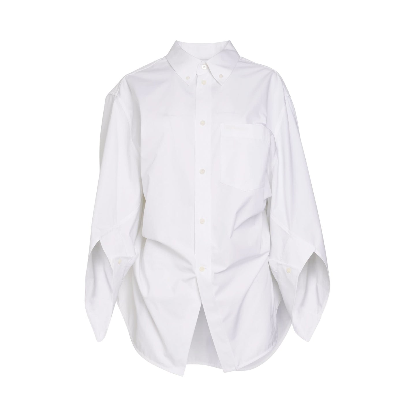 Wing Twisted Shirt in White