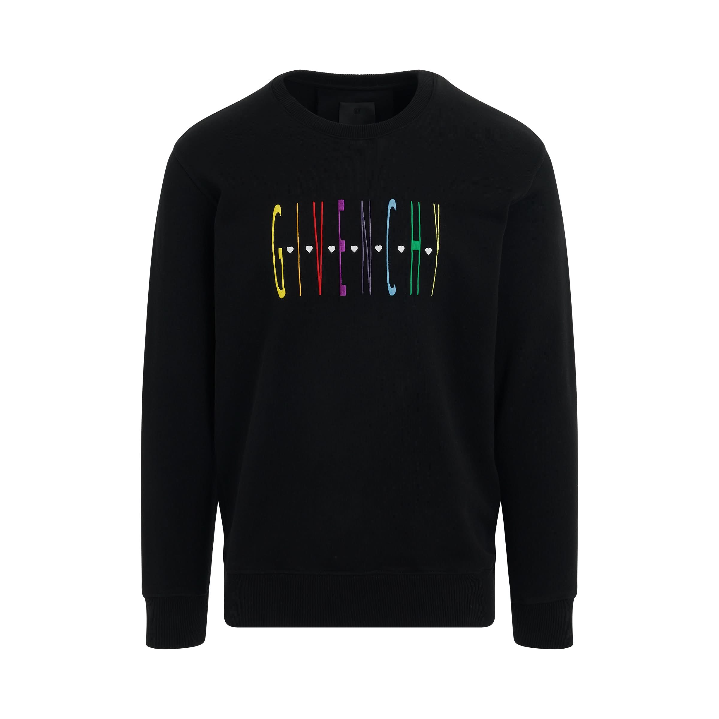 Disney Oswald Rainbow Sweatshirt in Black