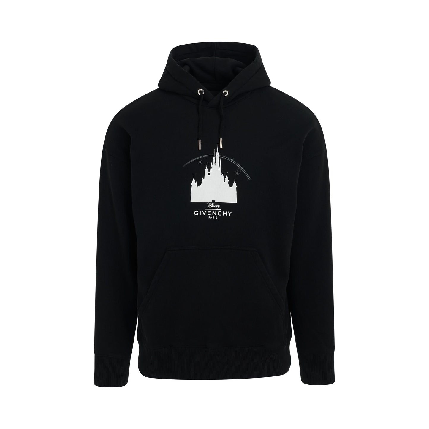 Disney Castle Slim Fit Hoodie in Black