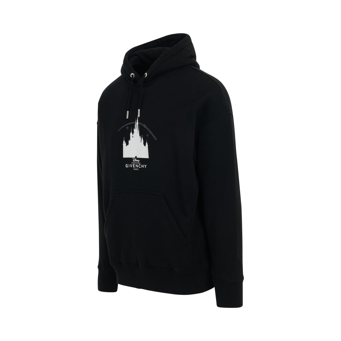 Disney Castle Slim Fit Hoodie in Black