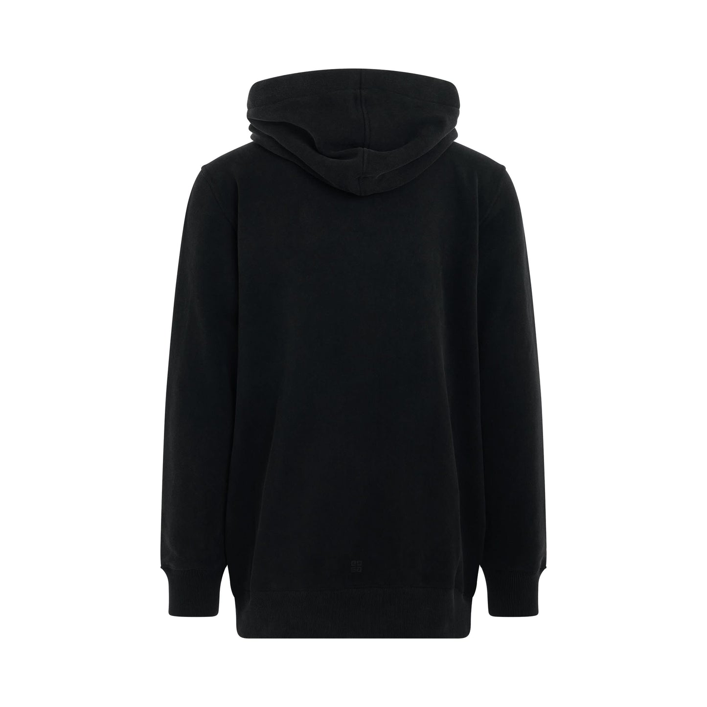 Archetype College Dye Zipped Hoodie in Faded Black