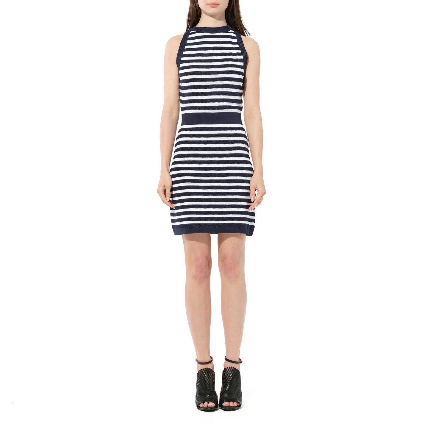 Striped Flared Dress