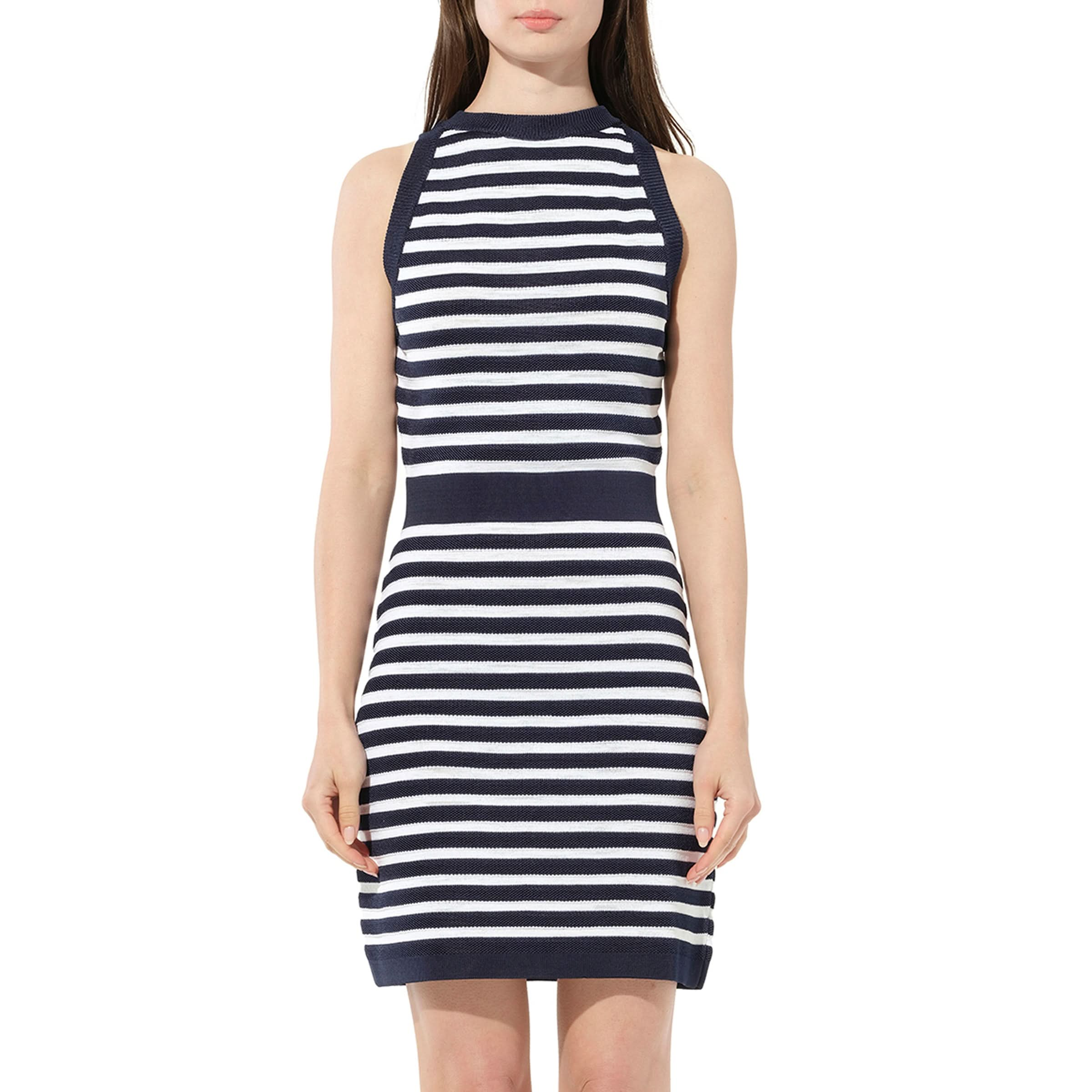 Striped Flared Dress