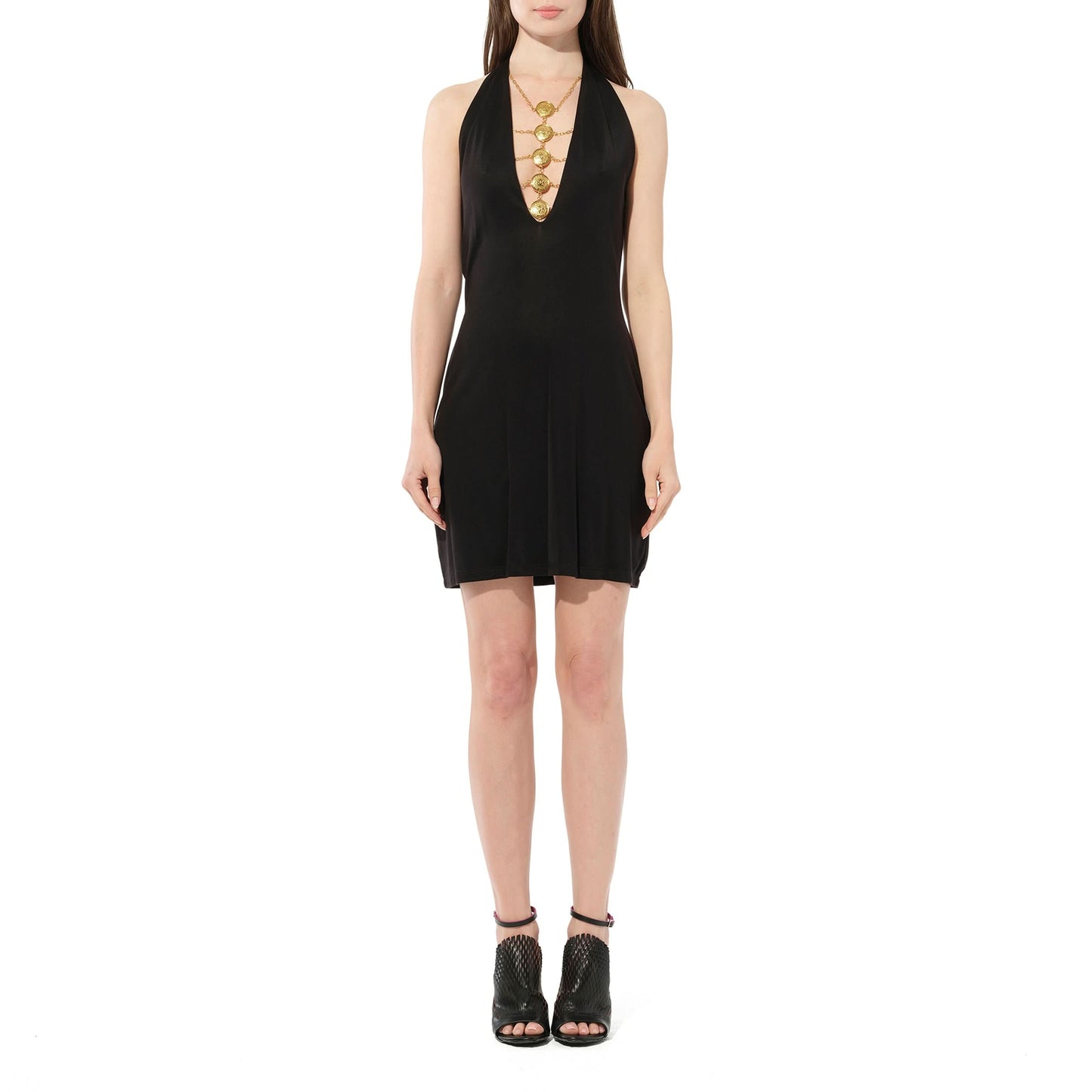 V Neck Jersey Dress