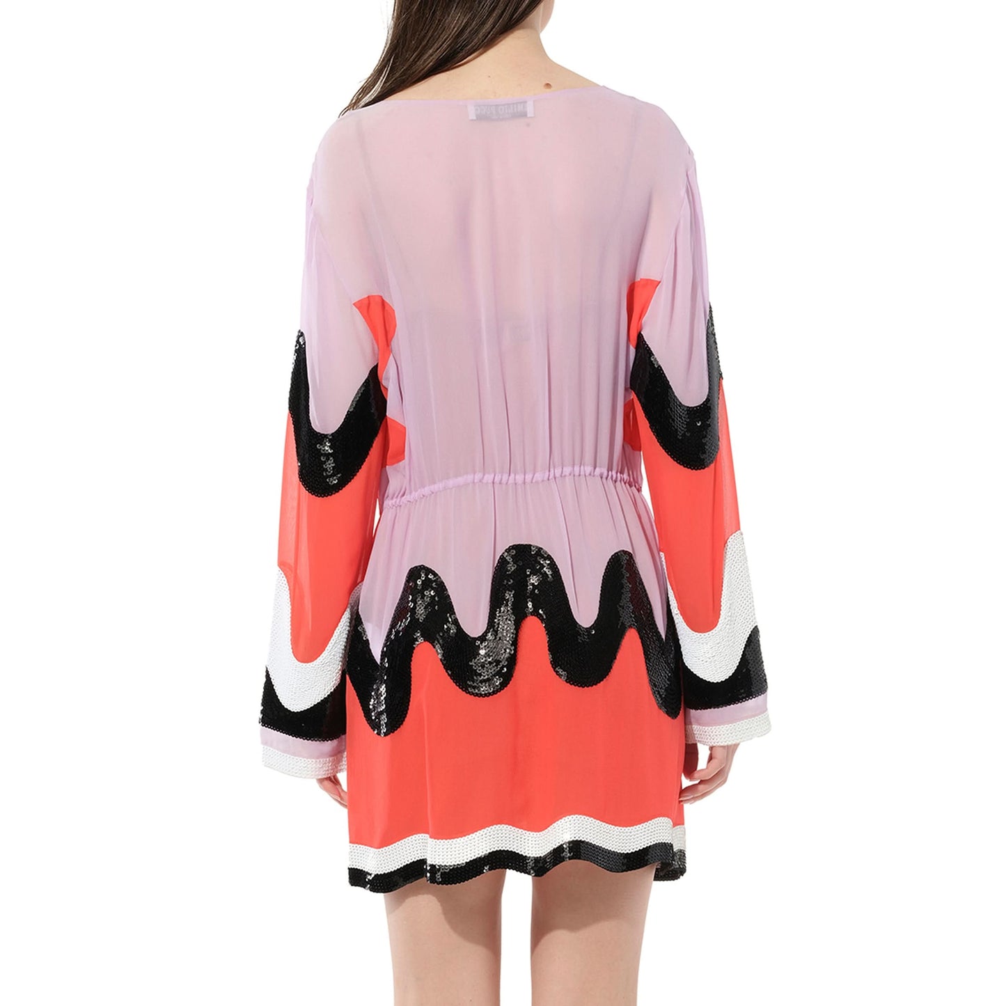 Belted Dress in Multicolor