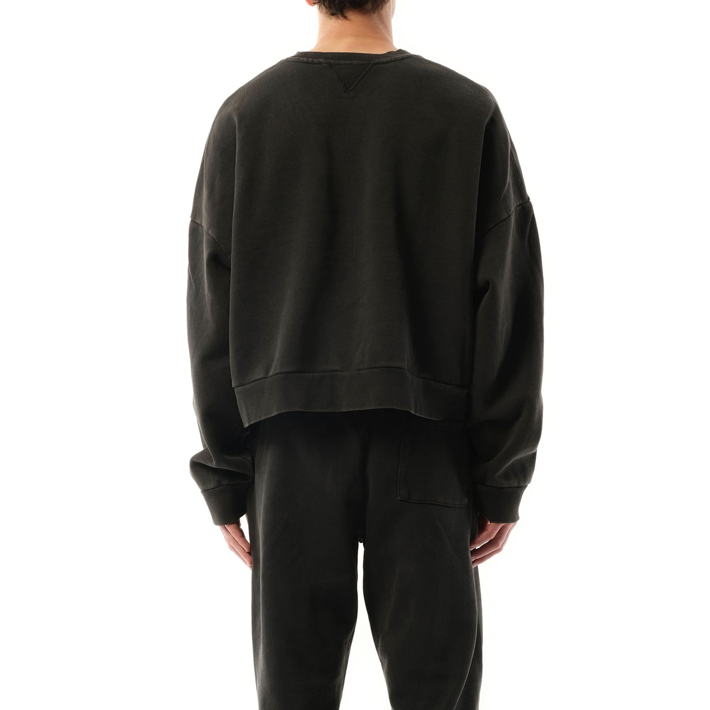 Box Sweatshirt in Washed Black