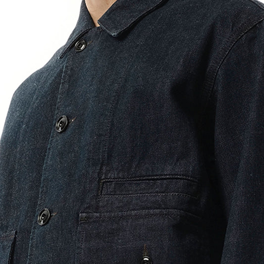 Boxy Jacket in Denim Indigo