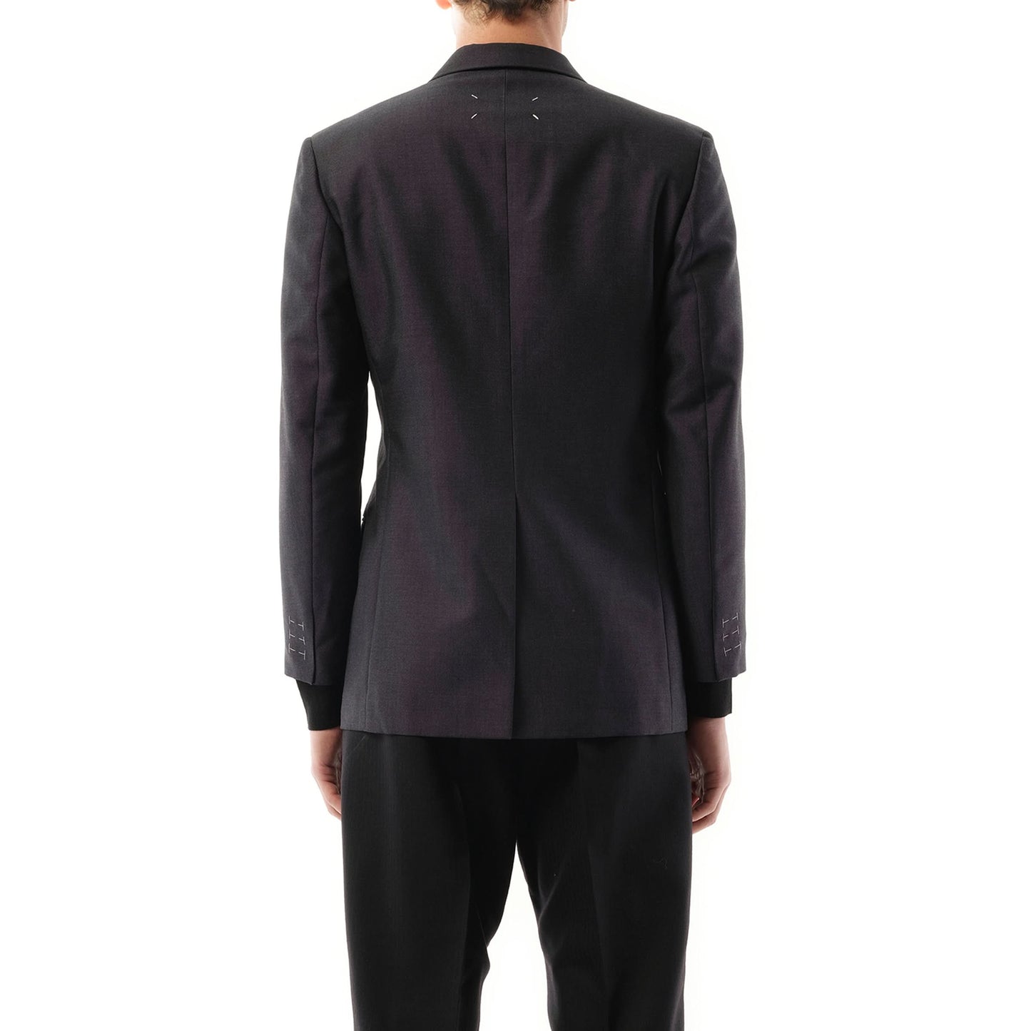 British Mohair Suit Jacket in Charcoal