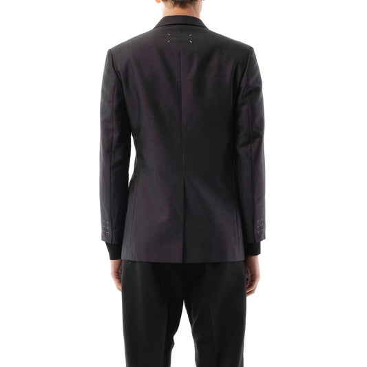 British Mohair Suit Jacket in Charcoal