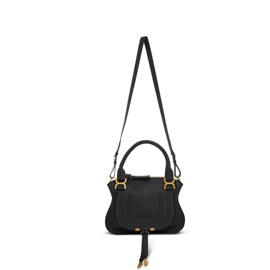 Marcie Small Double Carry Bag in Black