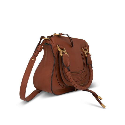 Marcie Mini Double Carry Bag in Tan