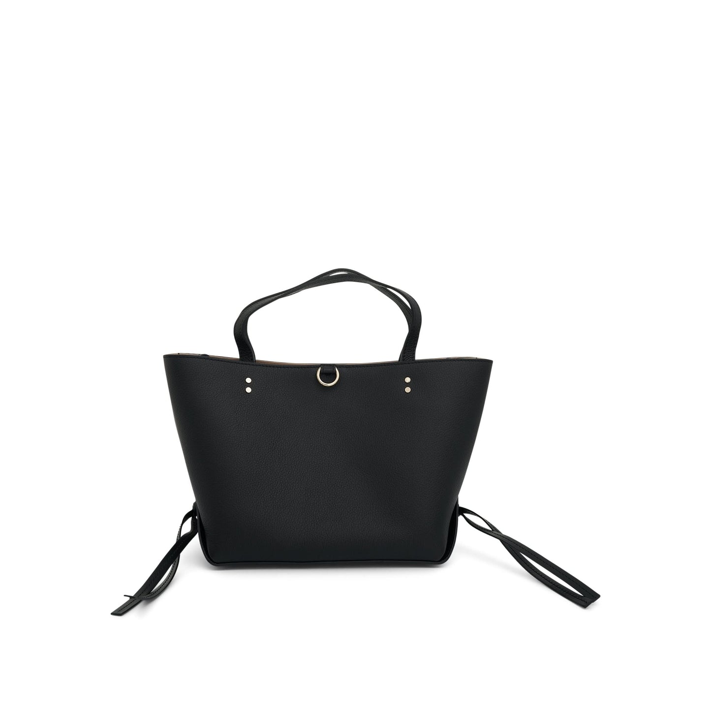 Sense Small East West Tote Bag in Black