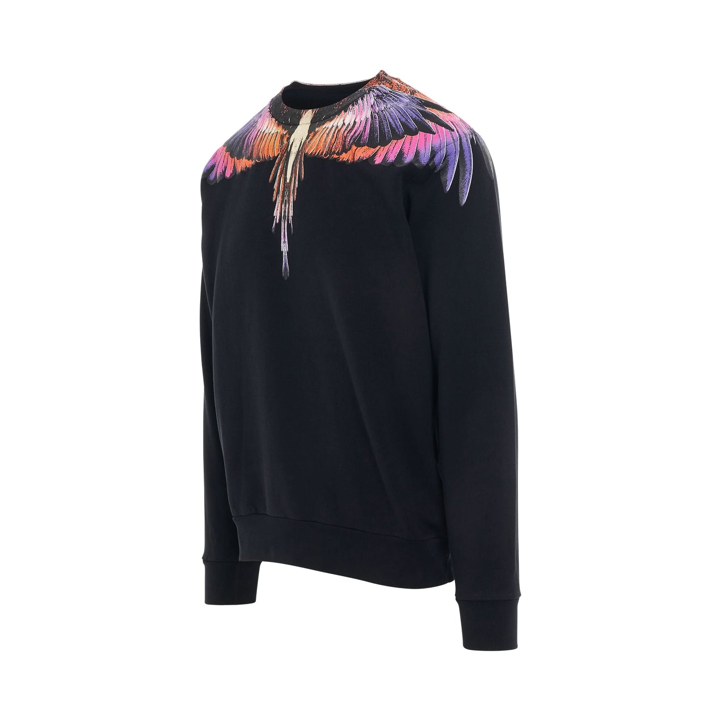 Icon Wings Regular Crewneck in Black/Pink