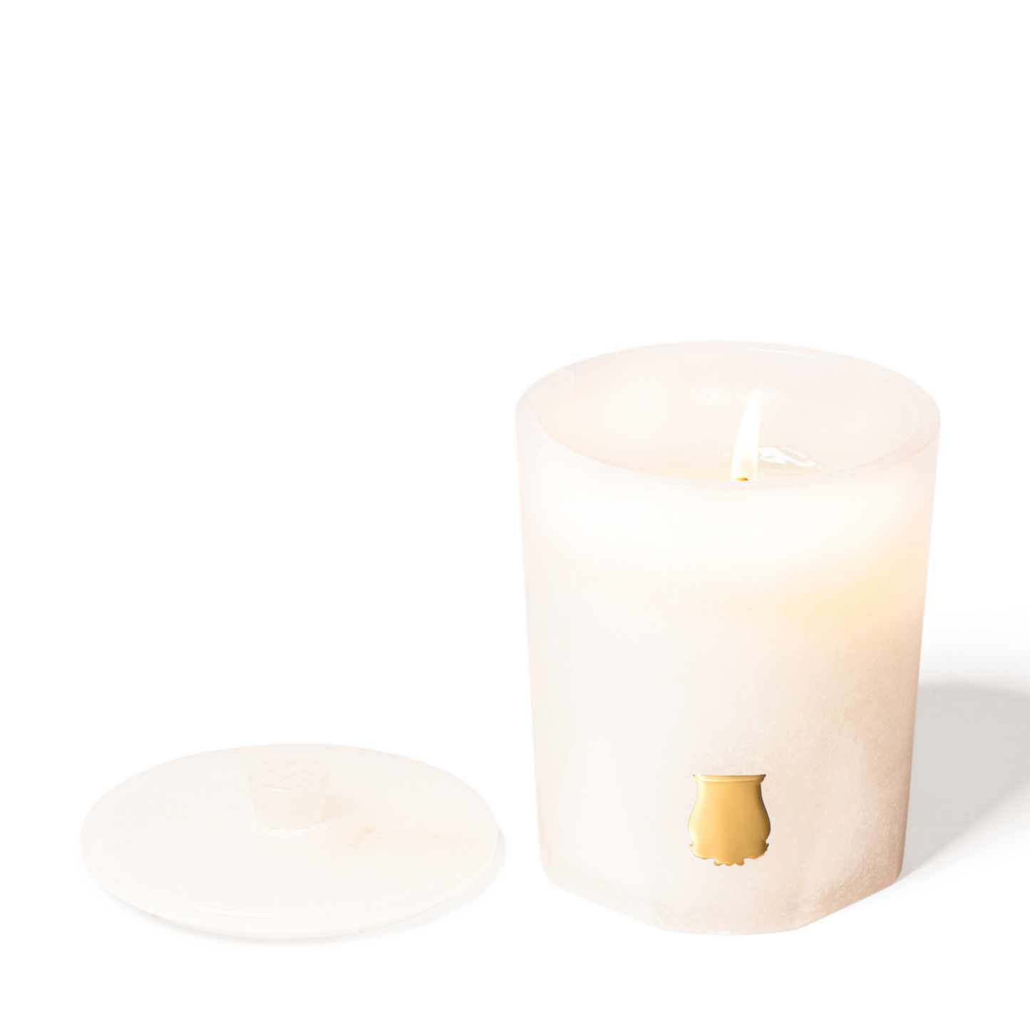 Atria Alabaster Candle with Lid