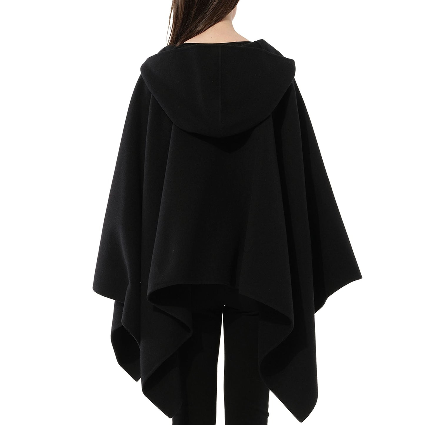 Cape With Zip in Black