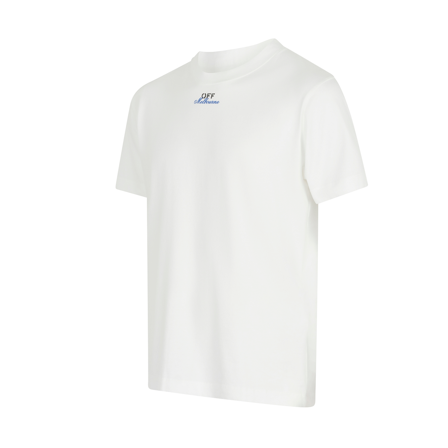 Short Sleeve T-Shirt in White Blue