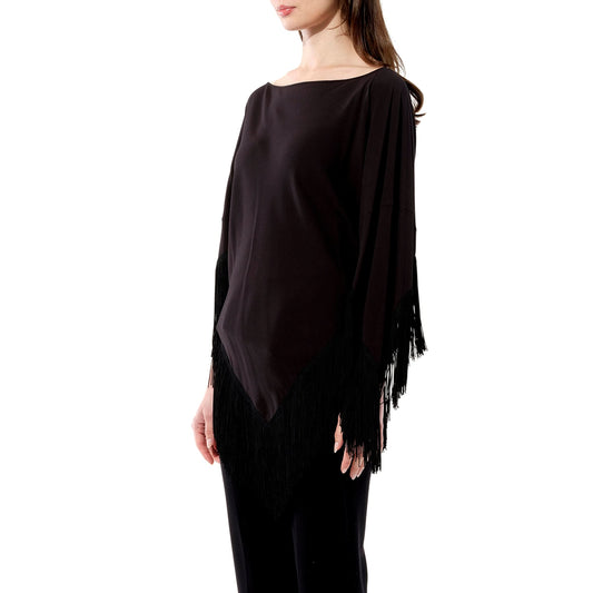 Crepe Top in Black