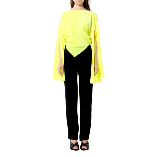 Crepe Top in Yellow