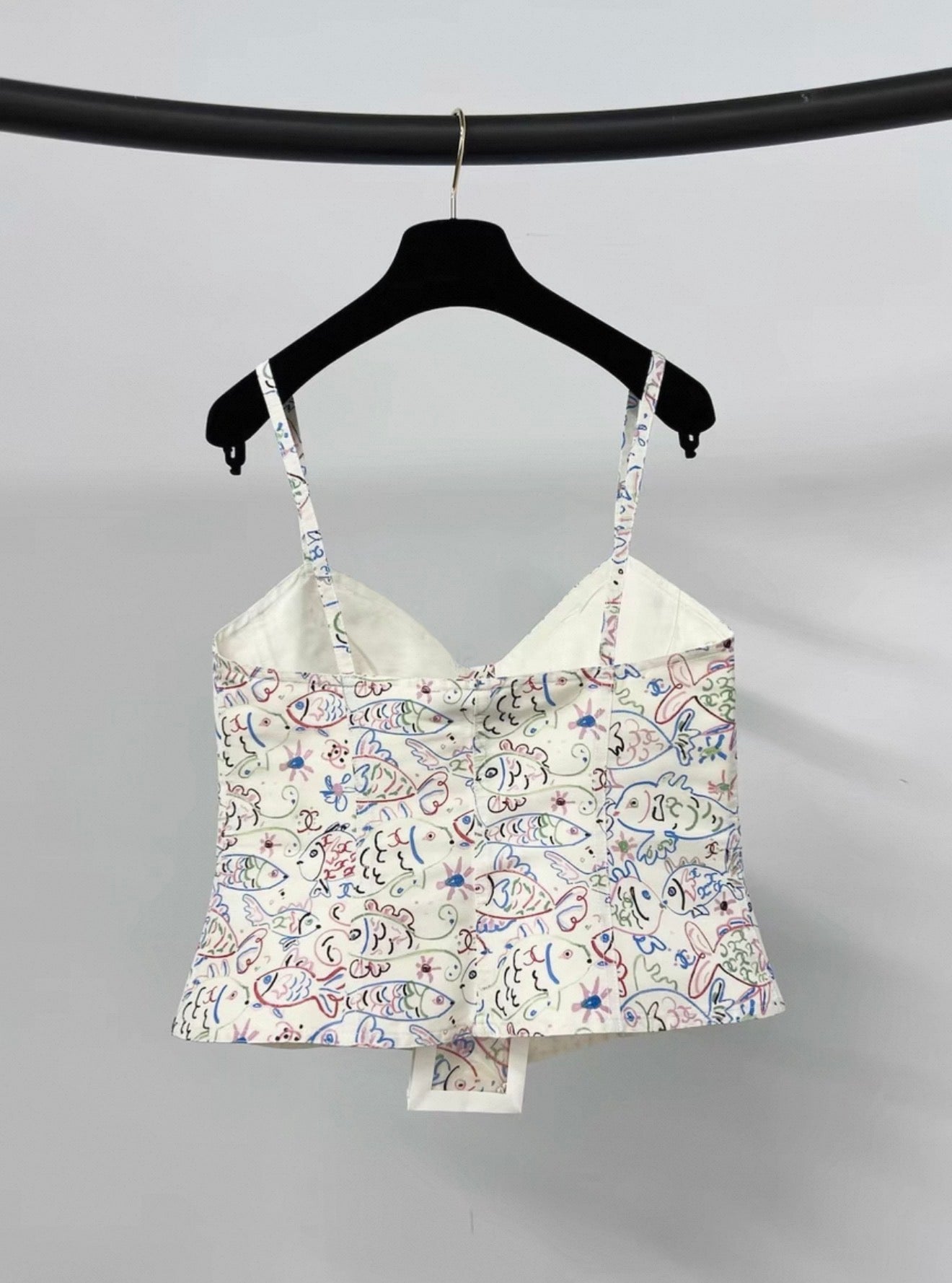 Chanel 25C fish print top