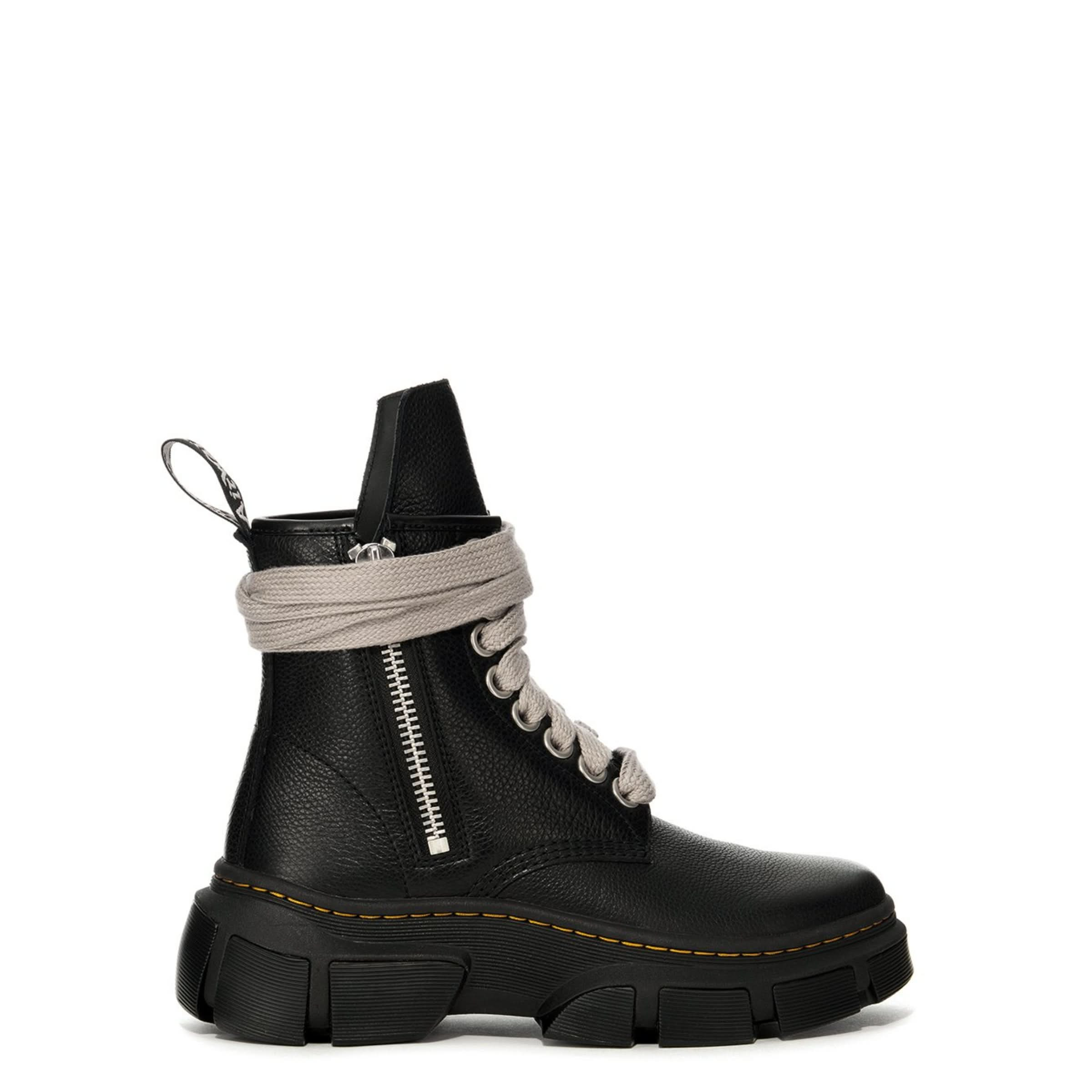 Rick Owens x Dr. Martens 1460 Jumbo Lace Boots in Black