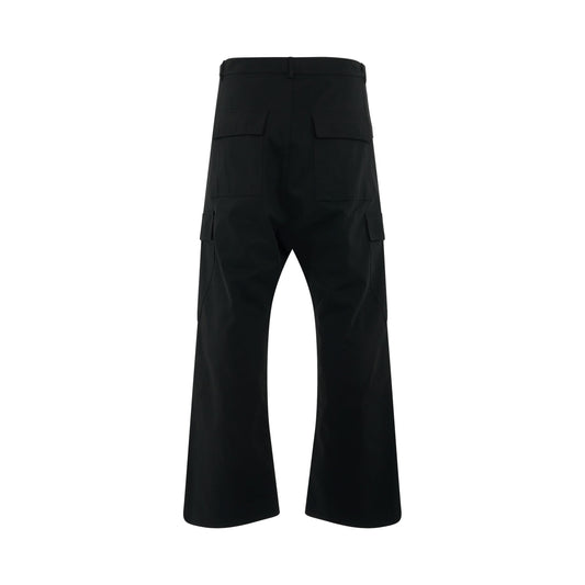 DRKSHDW Woven Cargo Trousers in Black