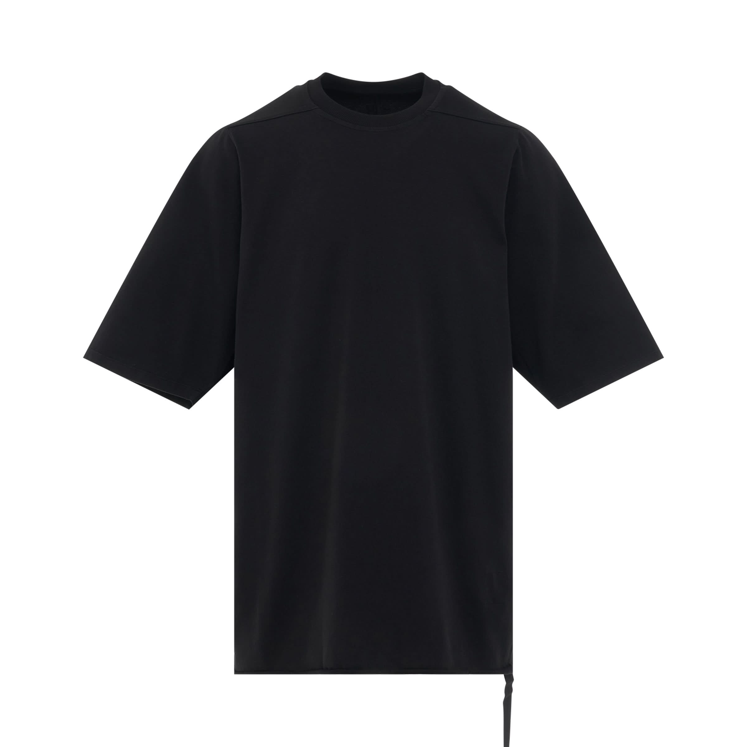 Jumbo Heavy Cotton T-Shirt in Black