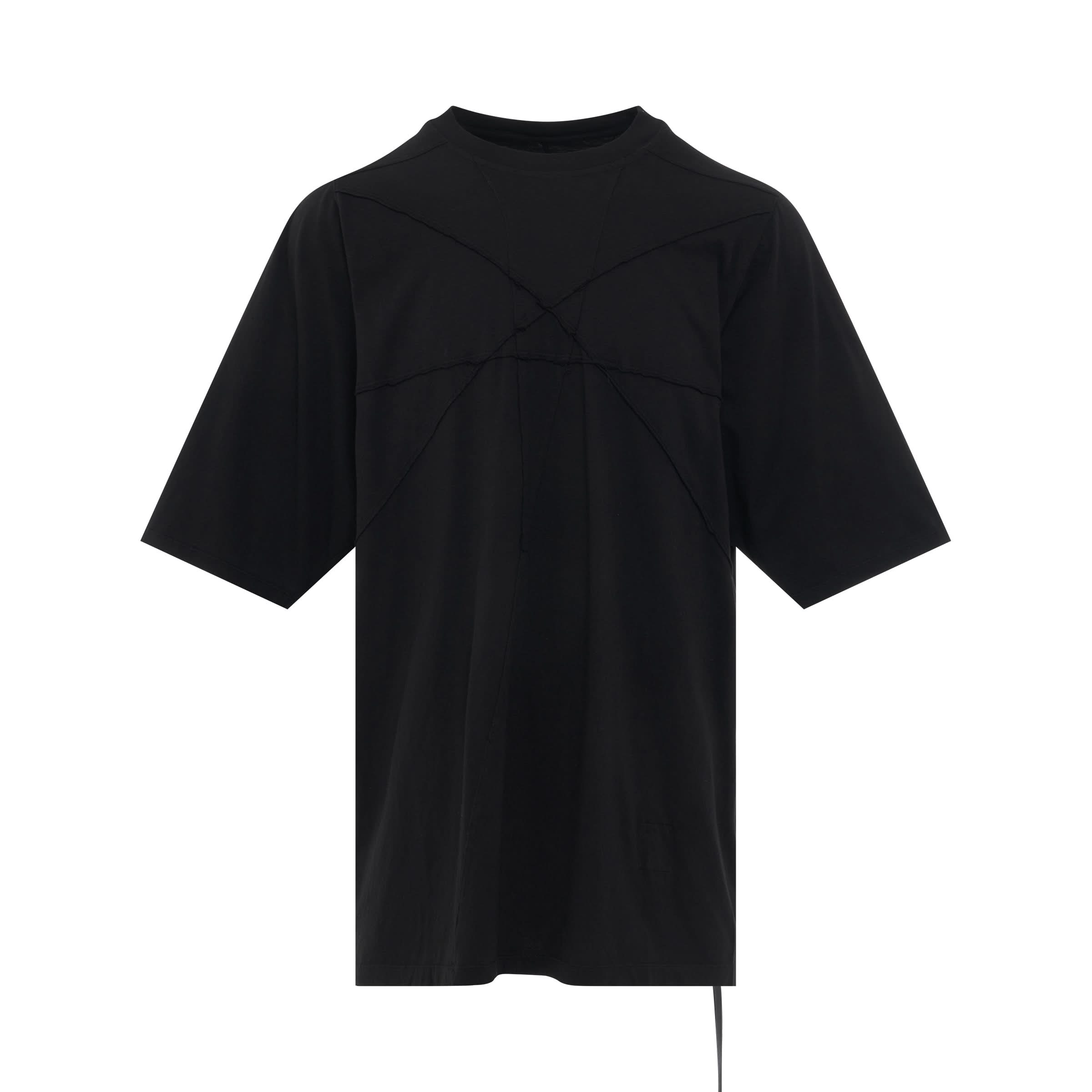 Jumbo Penta Patchwork T-Shirt in Black