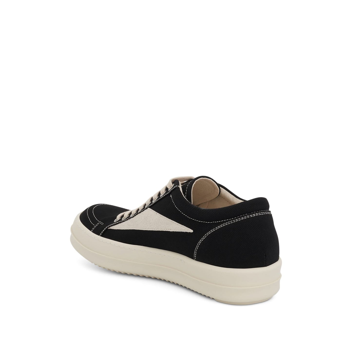 Denim Vintage Sneaker in Black/Milk