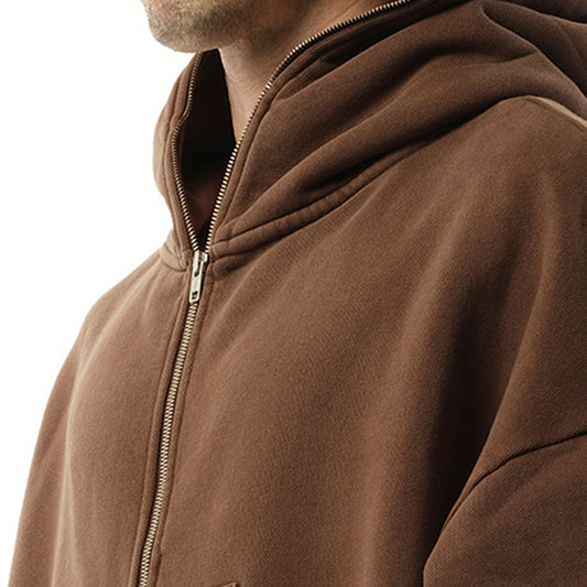 Eternal Zip Hoodie in Brunette