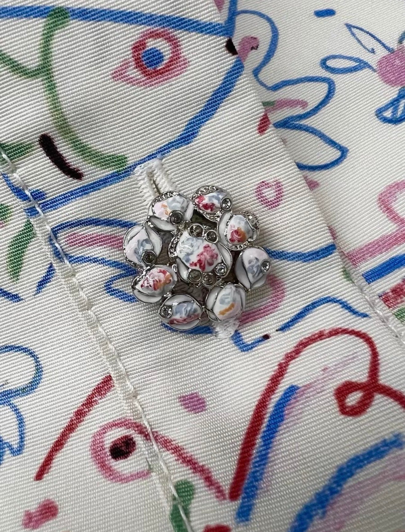 Chanel 25C fish print top