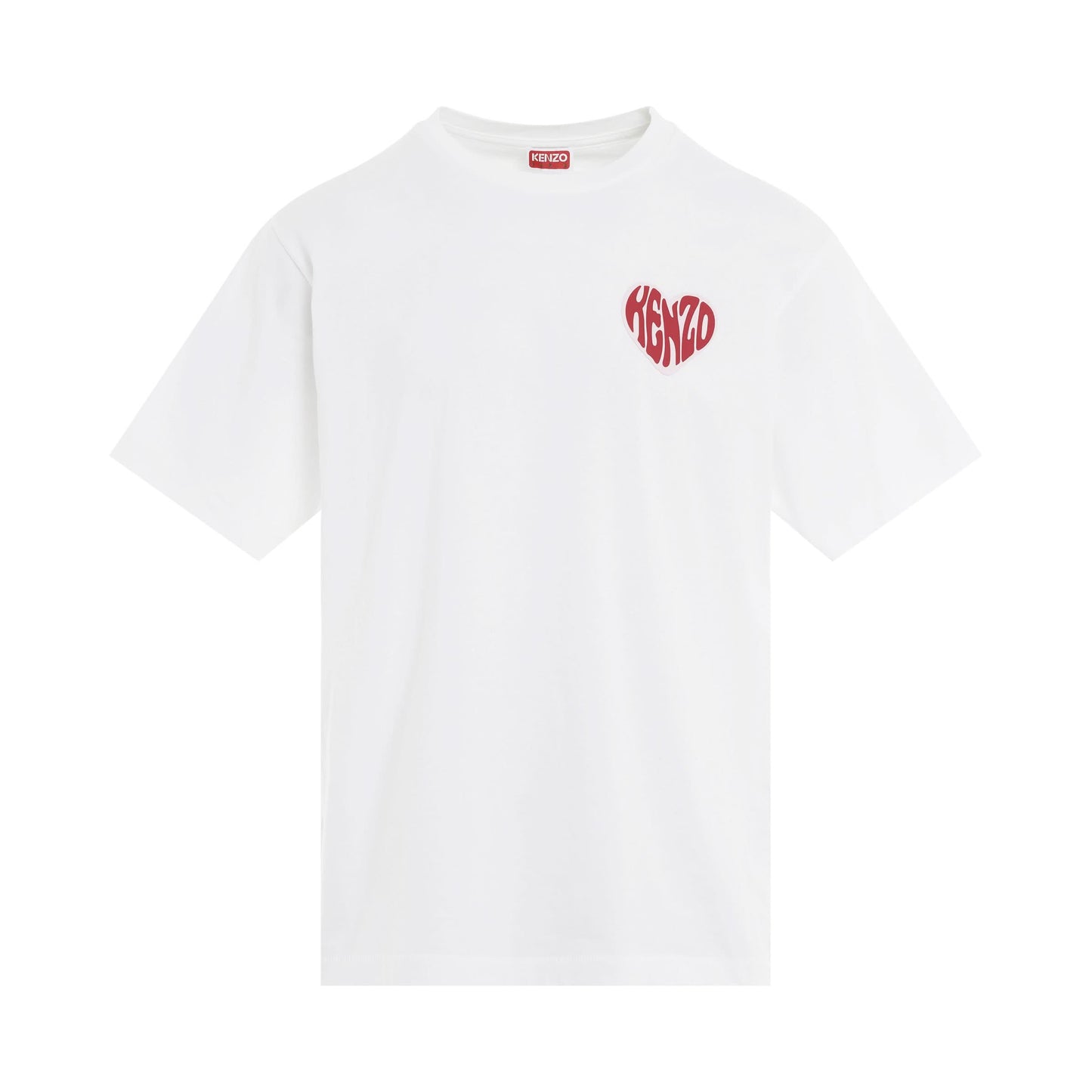 Kenzo Hearts Oversize T-Shirt in White