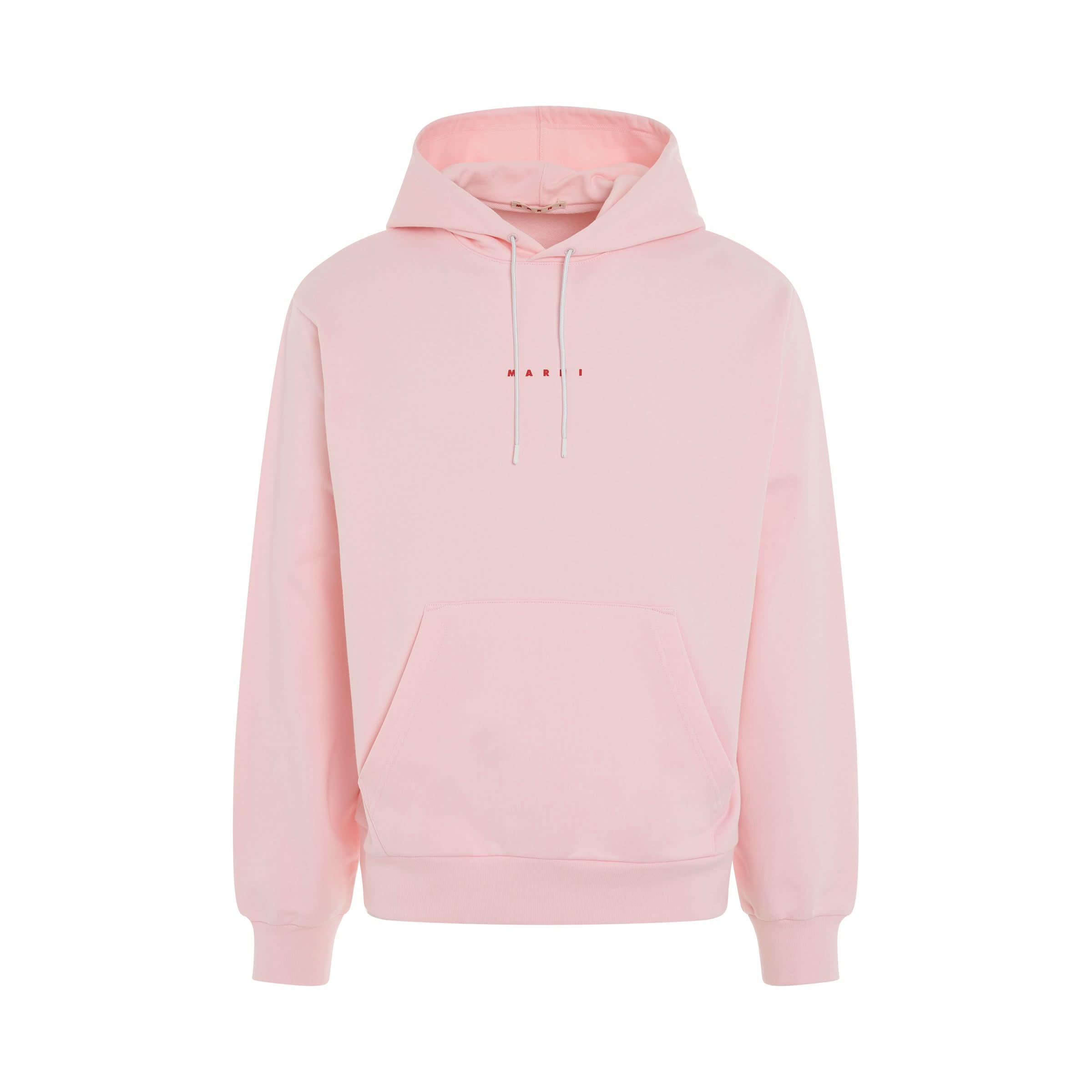 Logo Hoodie in Pink Gummy