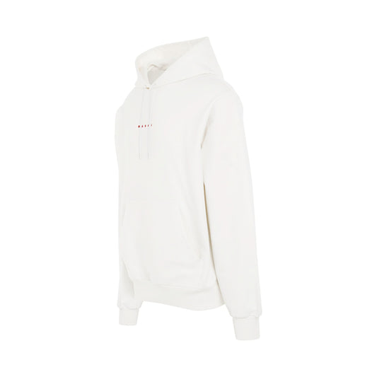 Logo Hoodie in Natural White