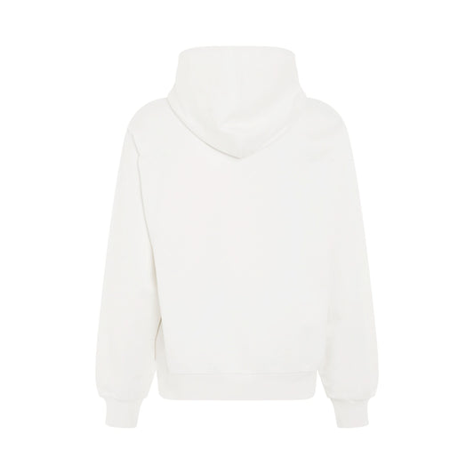 Logo Hoodie in Natural White