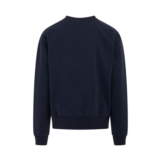 Logo Sweatshirt in Blue Marine