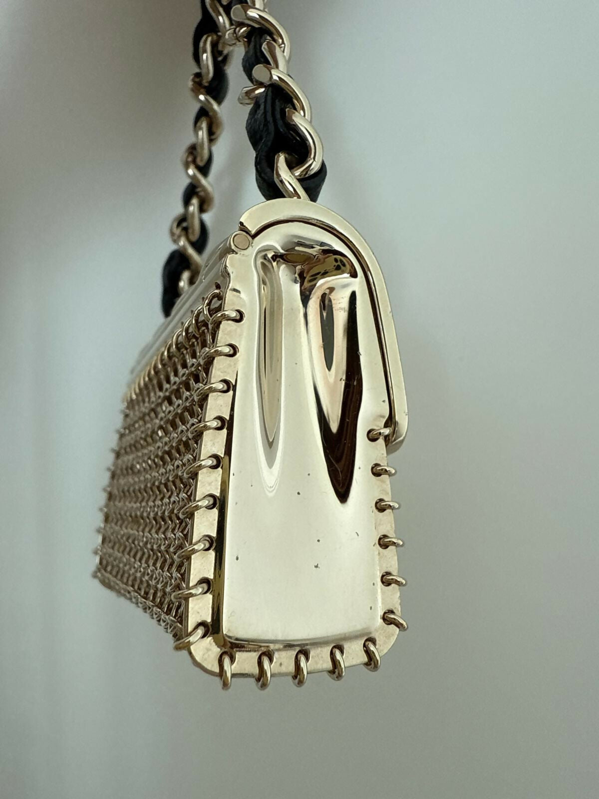 Chanel B21S Metal Handbag Leather Chain Waist Chain 85cm