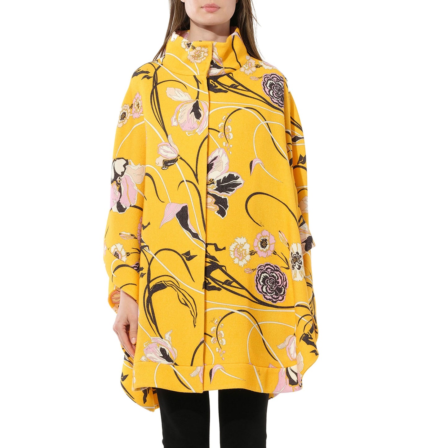 Floral Cape in Giallo