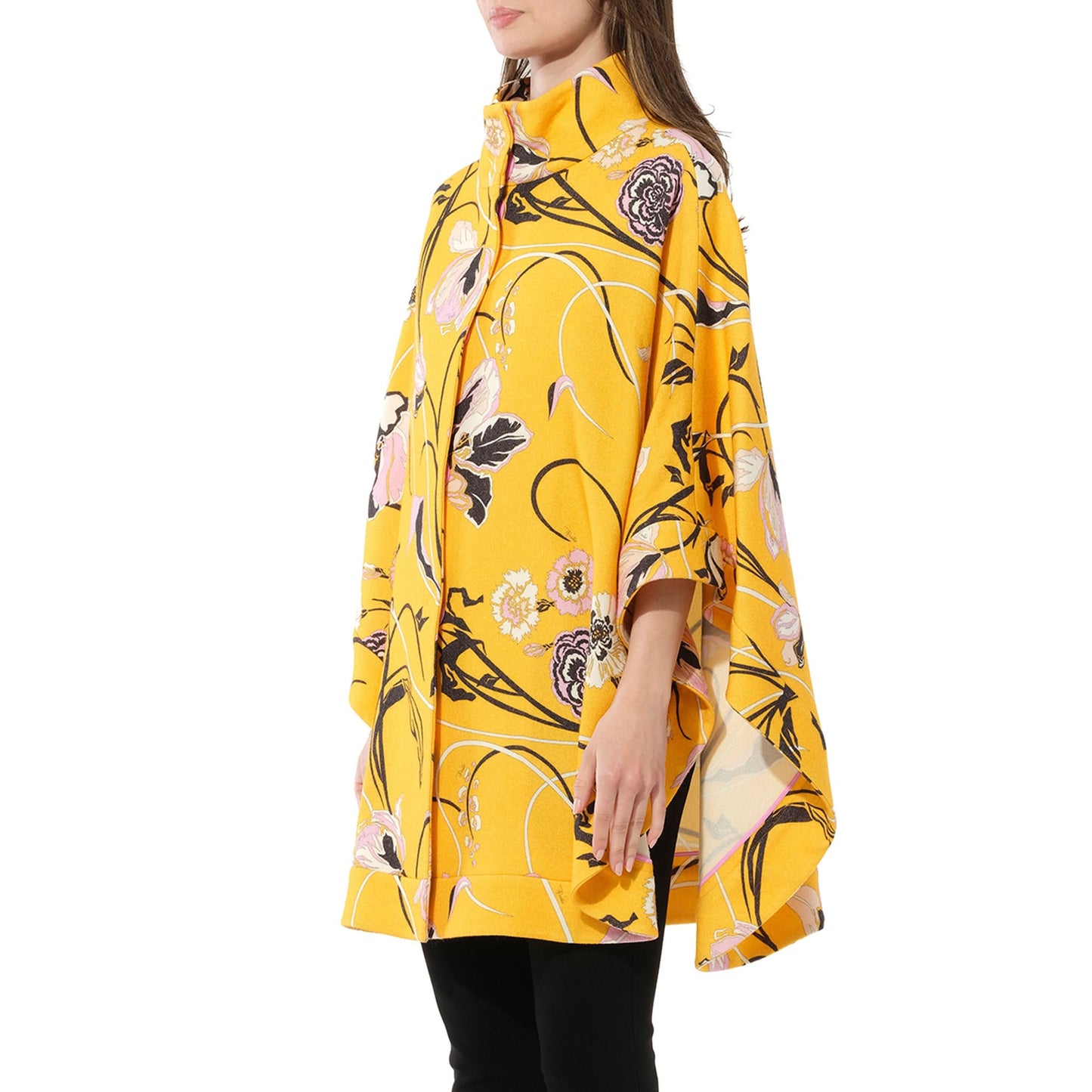 Floral Cape in Giallo