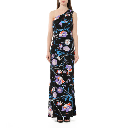 Floral Lng Dress in Celeste