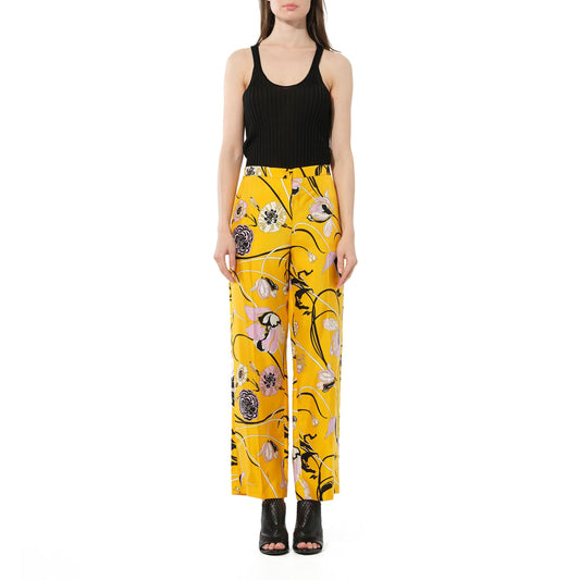 Floral Pants in Giallo