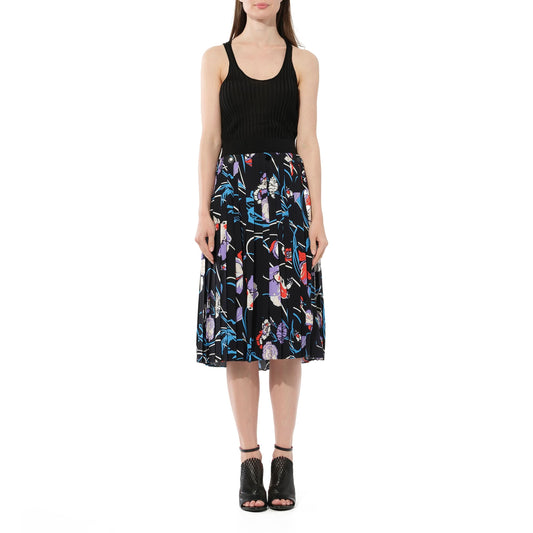 Floral Skirt in Celeste