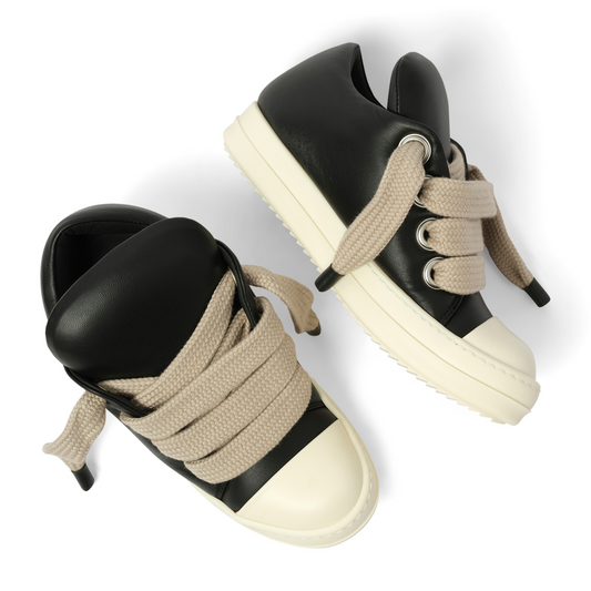 Jumbolaced Low Sneaker in Black/Milk/Milk