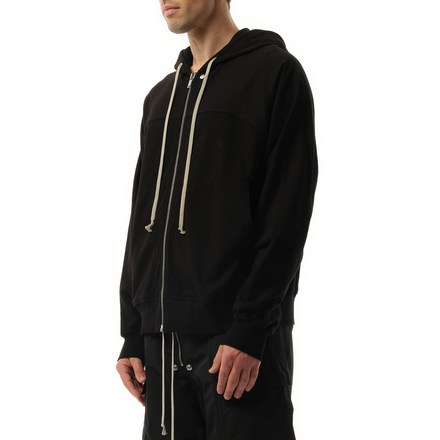 Windbreaker Hoodie in Black